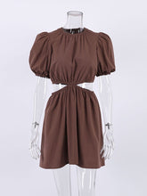 Robe courte ajourée Bryce